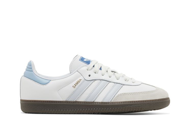 Buy Adidas Samba OG 'White Halo Blue' - ID2055 | GOAT