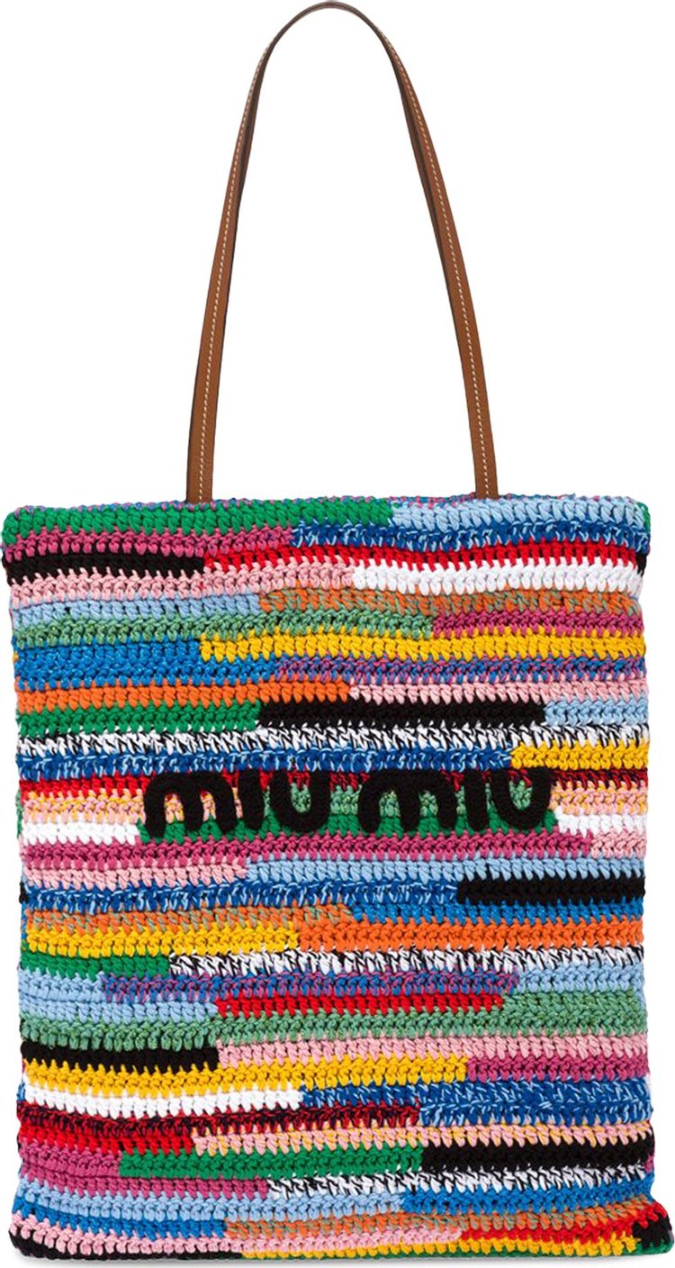 Miu Miu Crochet Tote Bag 'Multicolor'