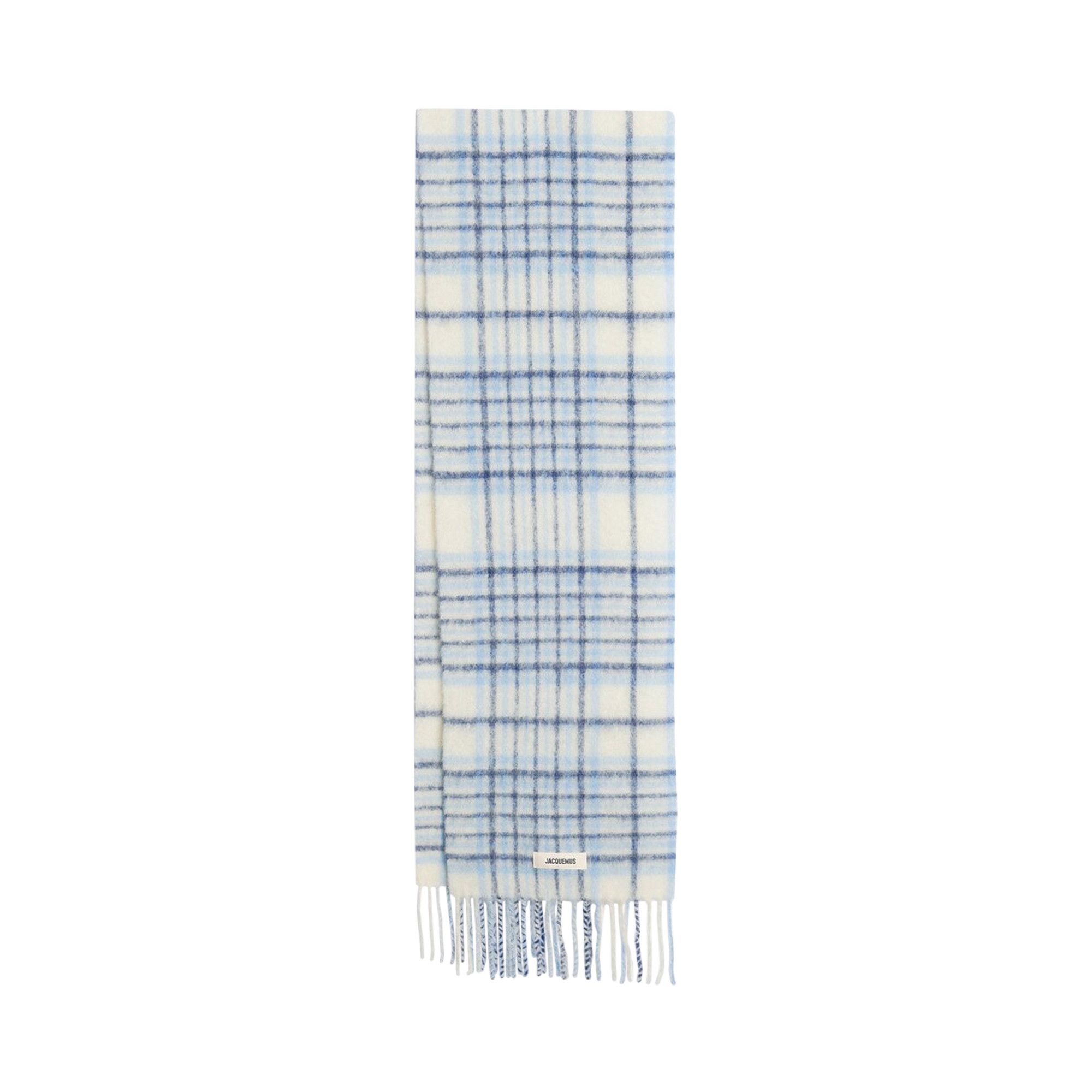 Buy Jacquemus L'Echarpe Carro Scarf 'Jacquard Check Light