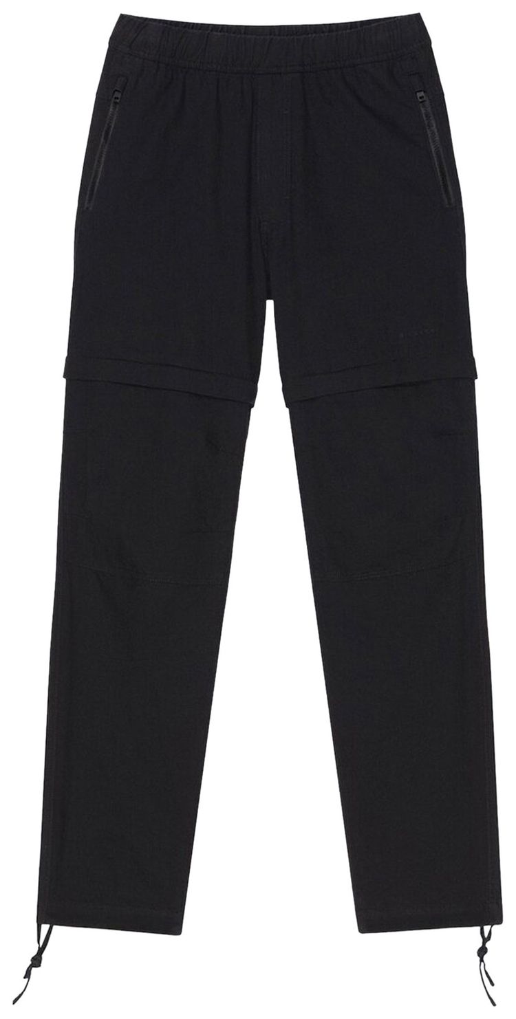 Givenchy Elasticated Waist Zip Off Denim Pants Black