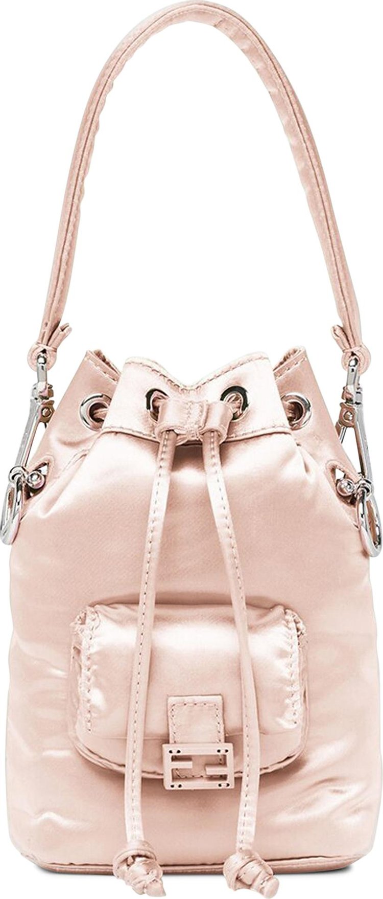 Fendi Mini Mon Tresor Bucket Bag 'Baby Pink/Palladio'