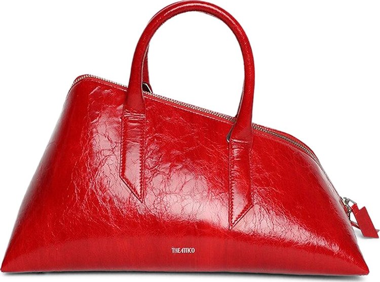 The Attico 24H Top Handle Bag 'Bright Red'