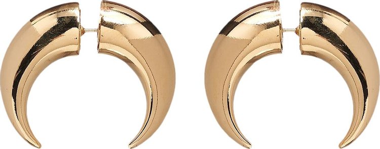 Marine Serre Regenerated Tin Chamanic Stud Earring 'Golden'