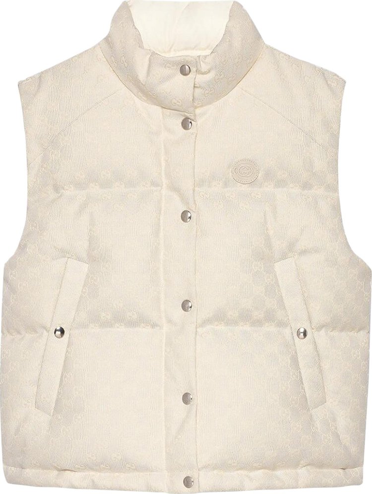 Achetez des Gucci GG Canvas Puffer Vest 'Medium Cream' - 717553 Z9AAW ...