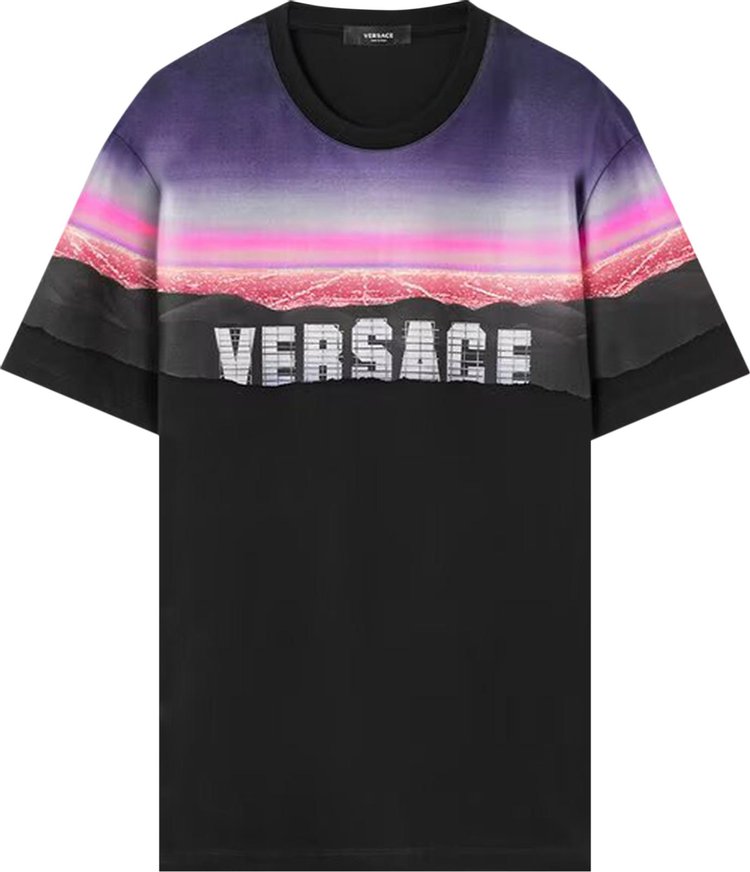 Versace Hills Print T-Shirt 'Black/Print'