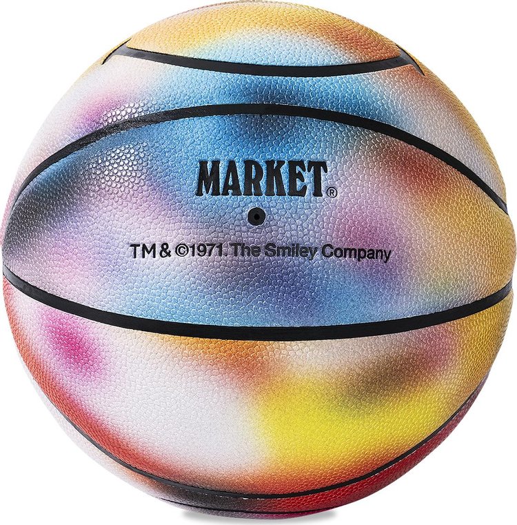 Market Smiley Near Sighted Basketball Multicolor Pattern