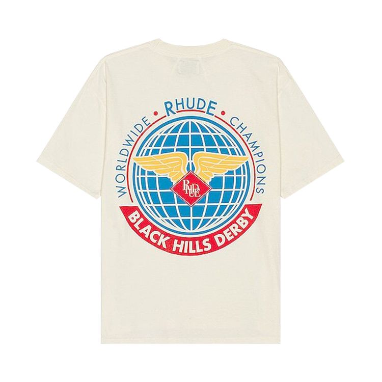 Rhude Worldwide Tee Vintage White