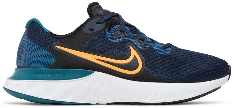 Nike Renew Run 2 Obsidian Bright Mango