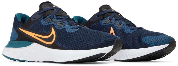 Nike Renew Run 2 Obsidian Bright Mango