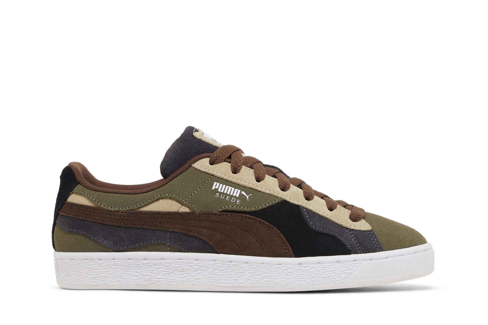 Size 5.5 Suede 'Camowave - Olive Chestnut Brown'