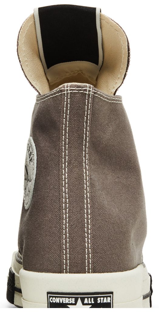 Rick Owens x Converse TURBODRK Chuck 70 Laceless Iron