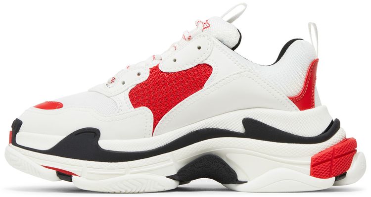 Balenciaga Wmns Triple S Sneaker White Red Black
