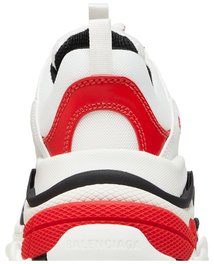 Balenciaga Wmns Triple S Sneaker White Red Black