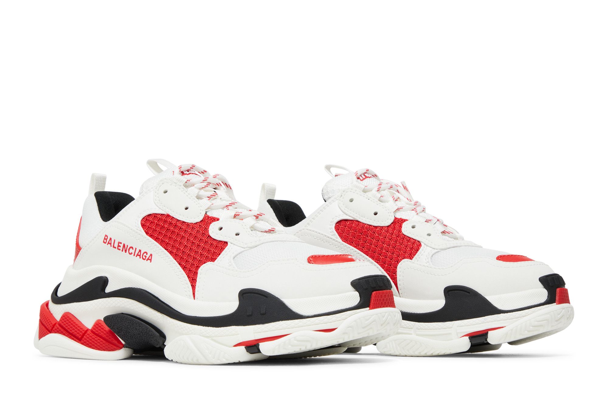 BALENCIAGA トリフルSスニカ 524039W2FW5 1261 Buy Balenciaga Wmns Triple S Sneaker 'White Red Black