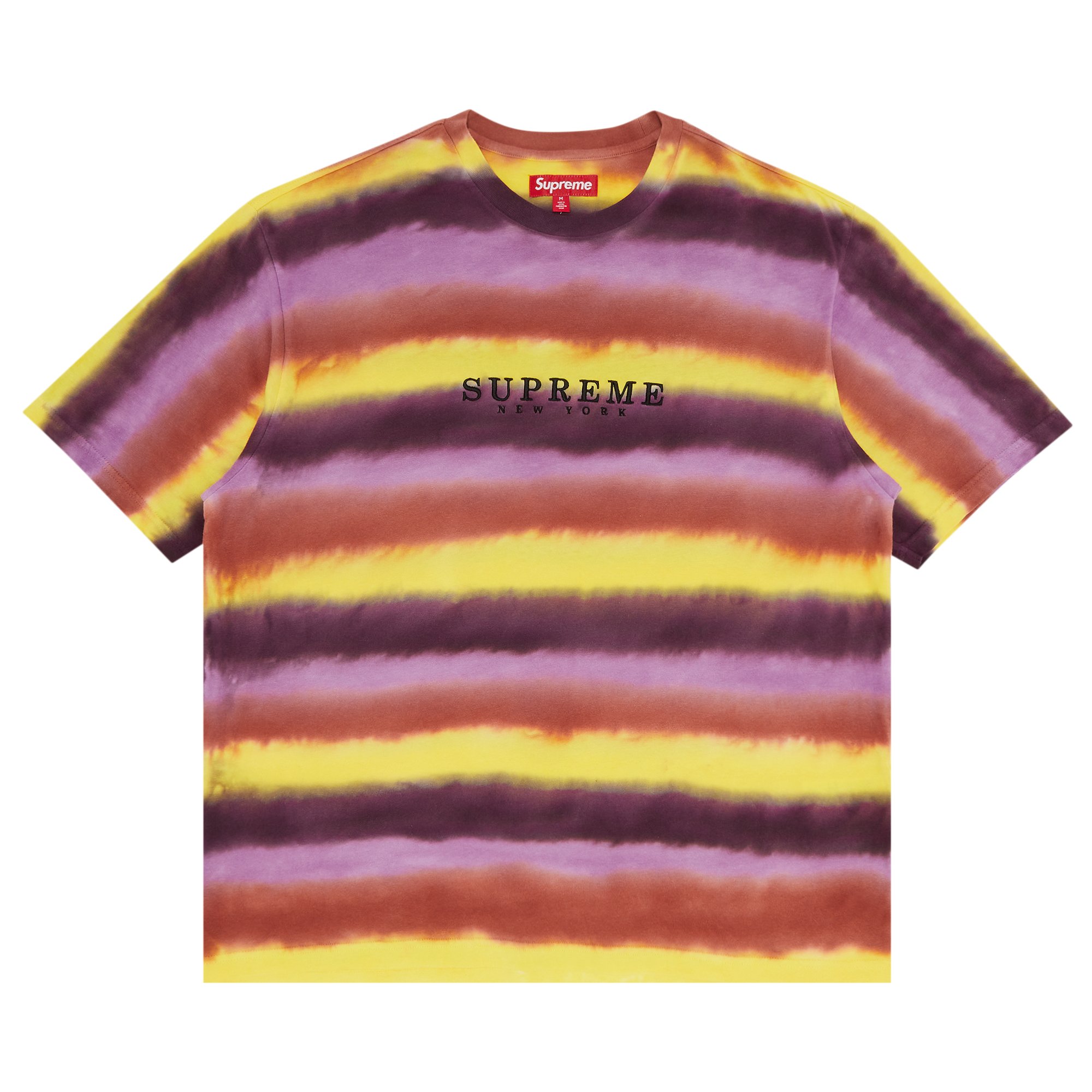 Buy Supreme Dyed Stripe Short-Sleeve Top 'Multicolor' - FW23KN17