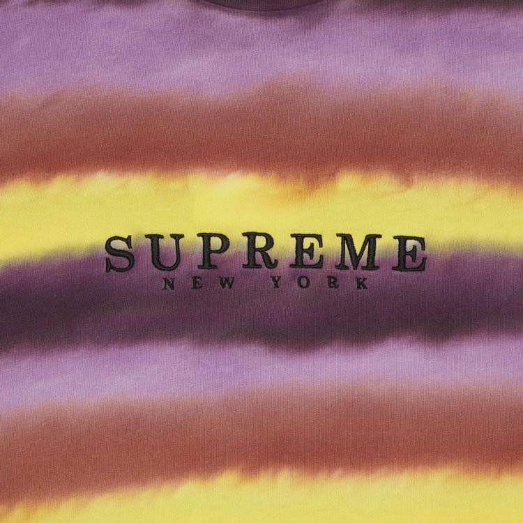 Supreme Dyed Stripe Short Sleeve Top Multicolor