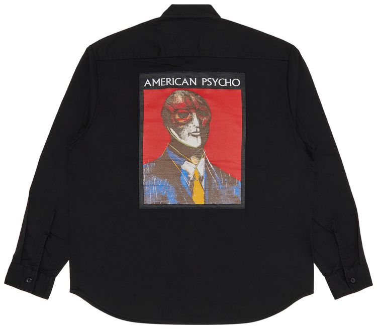 Supreme American Psycho Work Shirt Black