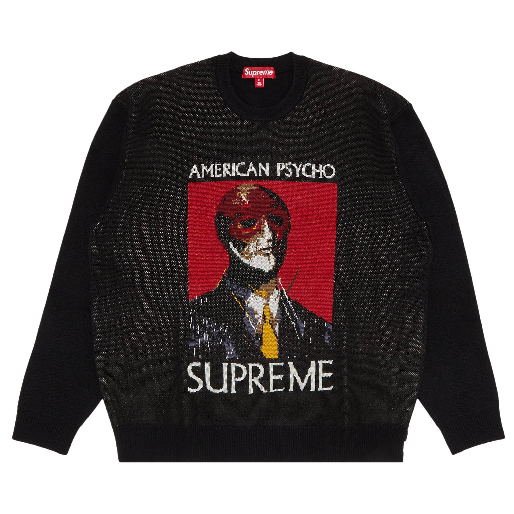 Buy Supreme American Psycho Sweater 'Black' - FW23SK43 BLACK | GOAT