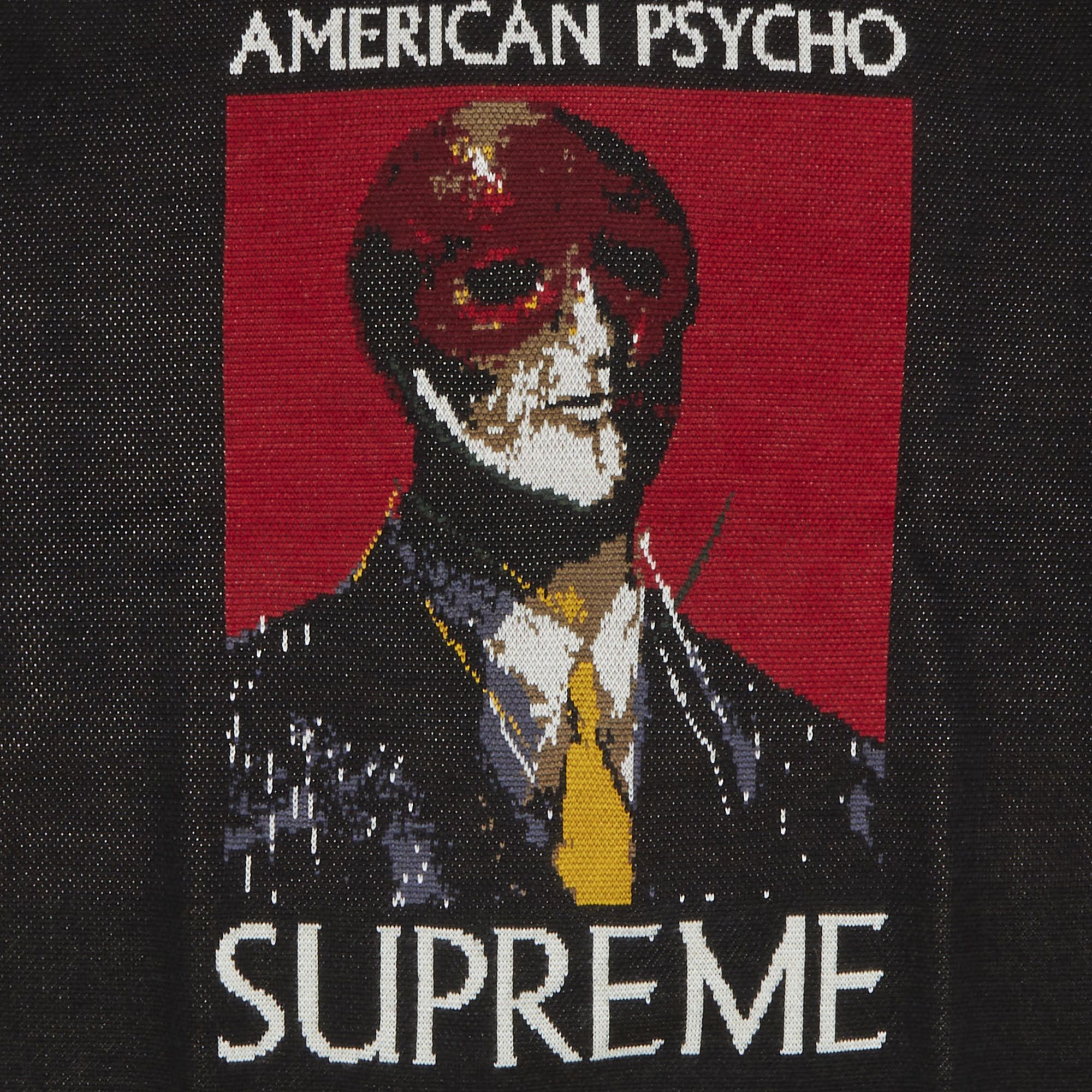 Size l Supreme American Psycho Sweater 'Black'