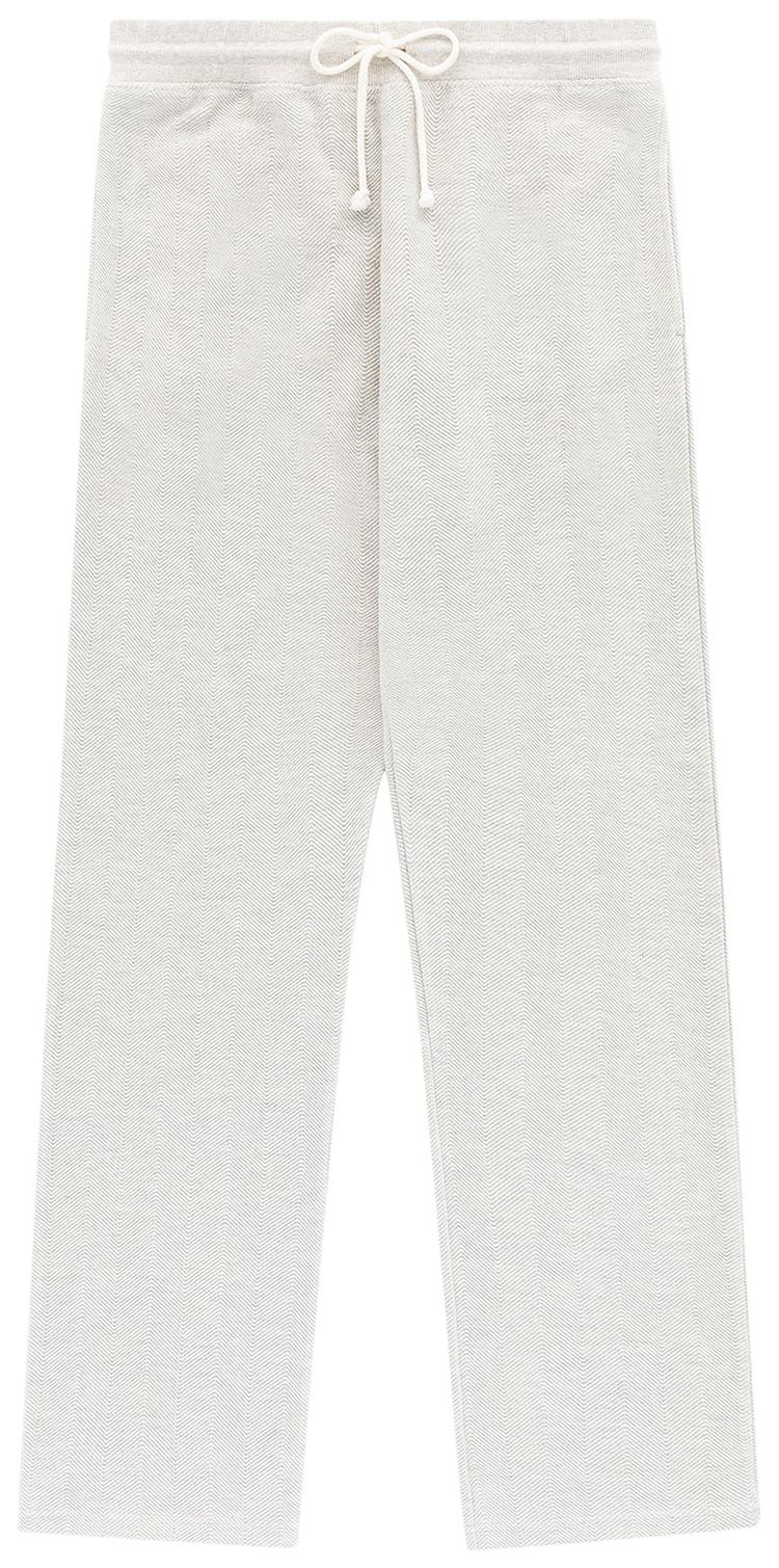Aime Leon Dore Herringbone Terry Uniform Sweatpant Oatmeal Melange