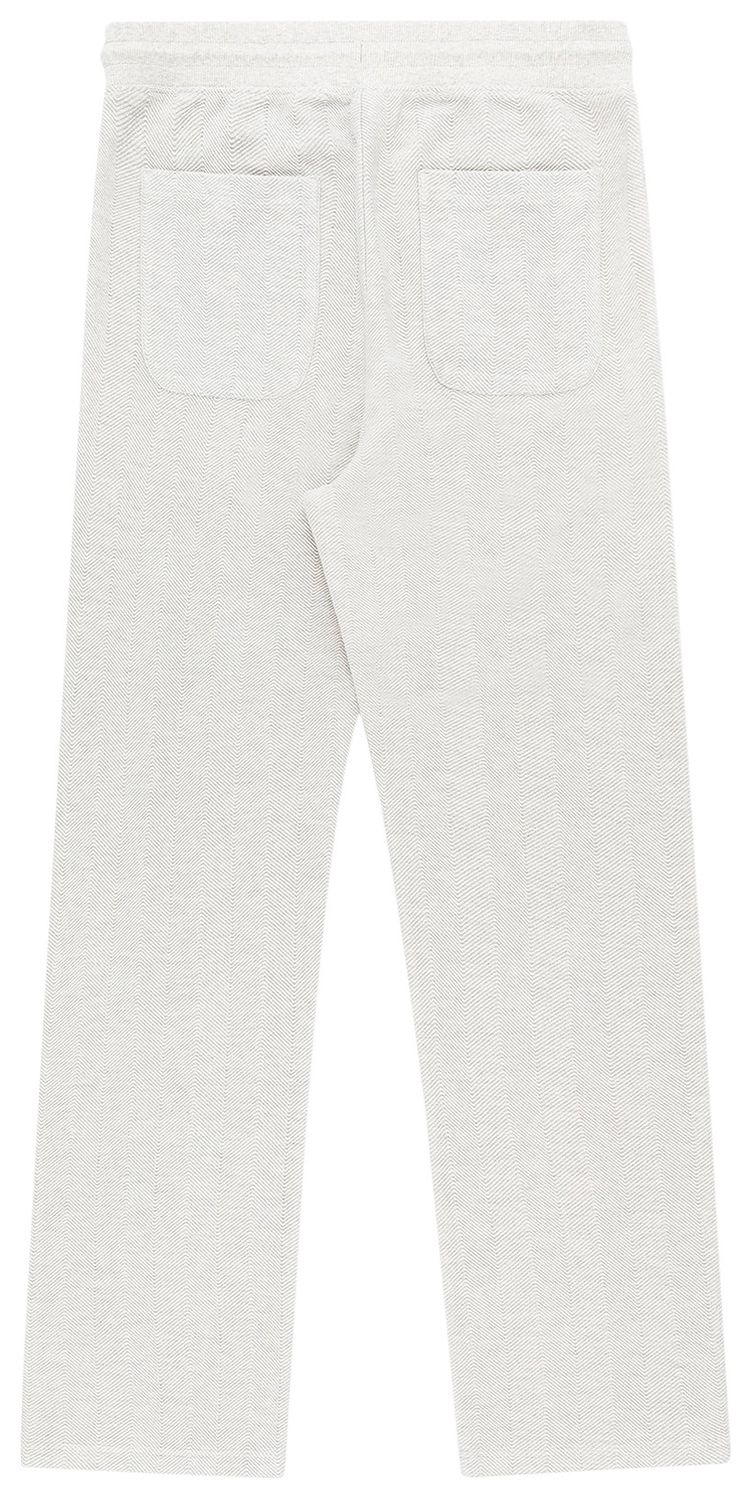 Aime Leon Dore Herringbone Terry Uniform Sweatpant Oatmeal Melange