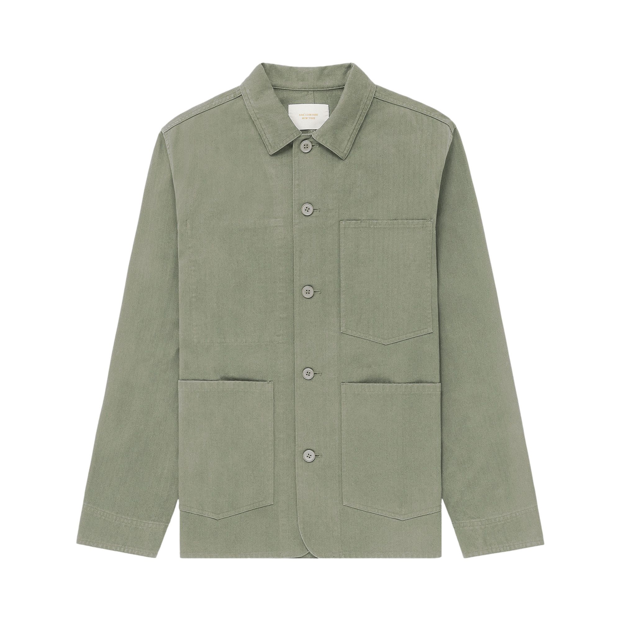 Buy Aimé Leon Dore Garment Dyed Chore Jacket 'Laurel Oak