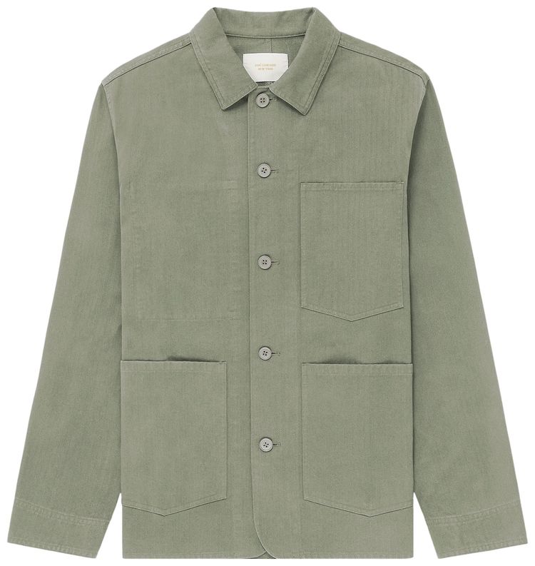 Aime Leon Dore Garment Dyed Chore Jacket Laurel Oak
