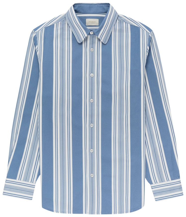 Aime Leon Dore Printed Stripe Shirt Blue Stripes