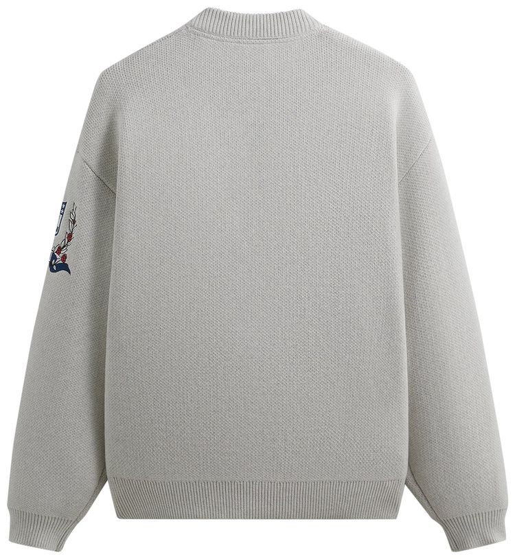 Kith For The NFL Giants Chunky Cotton Sweater Light Heather Grey