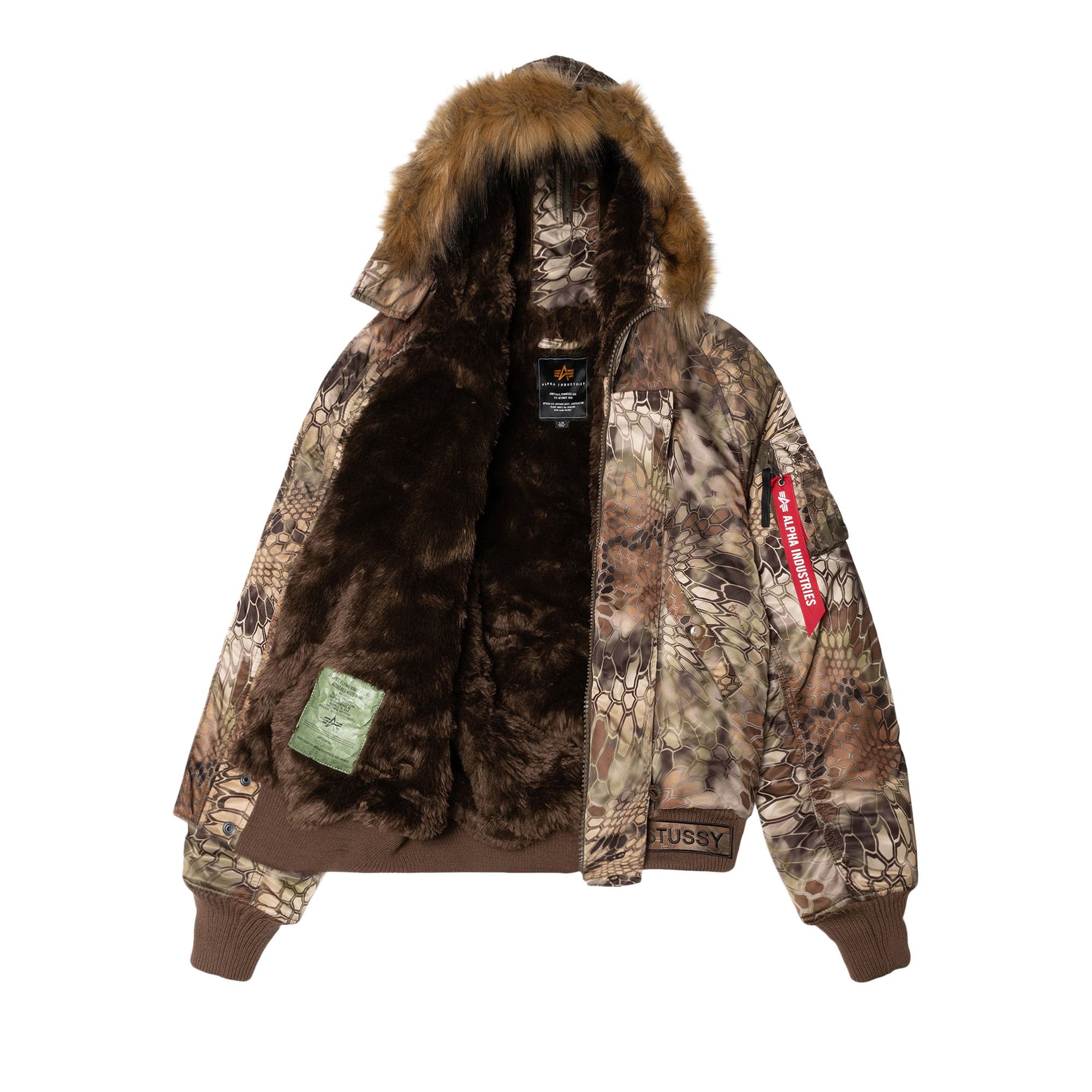 Size xxl Stussy x Alpha Kryptek N-2B Short Waist Parka 'Highlander'