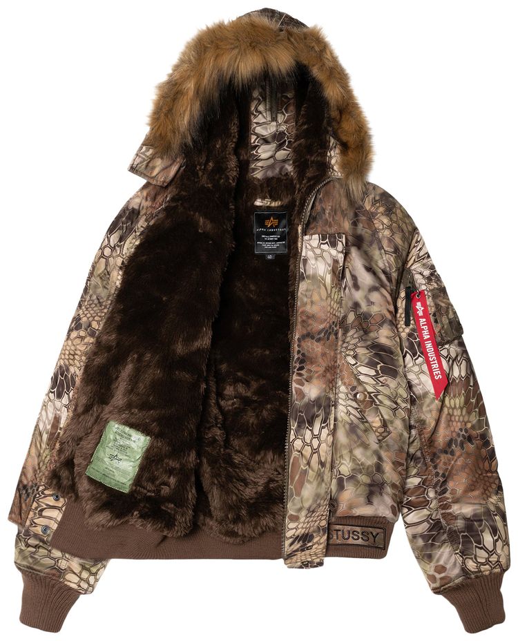 Stussy x Alpha Kryptek N 2B Short Waist Parka Highlander