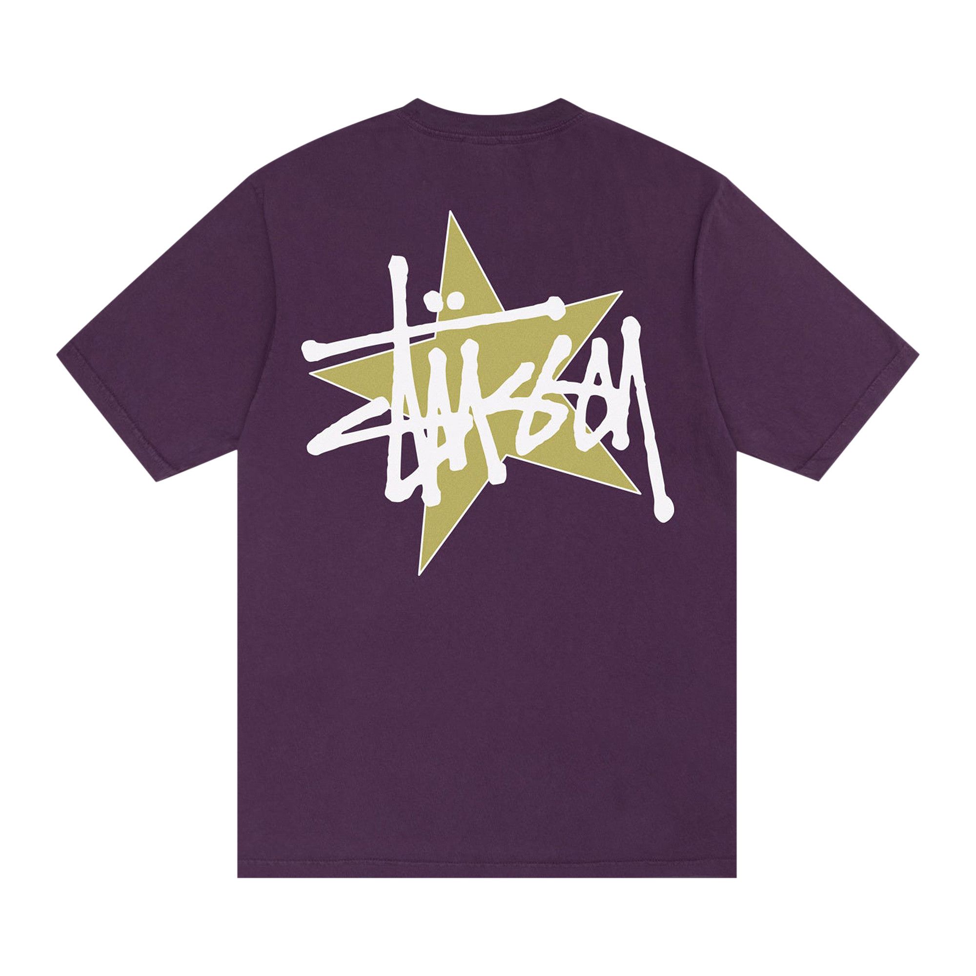 ★【Stussy】★Stussy Star Pigment Dyed T-Shirt★Purple★ Buy Stussy Old Phone Pigment Dyed T-Shirt 'Purple' - 1904942