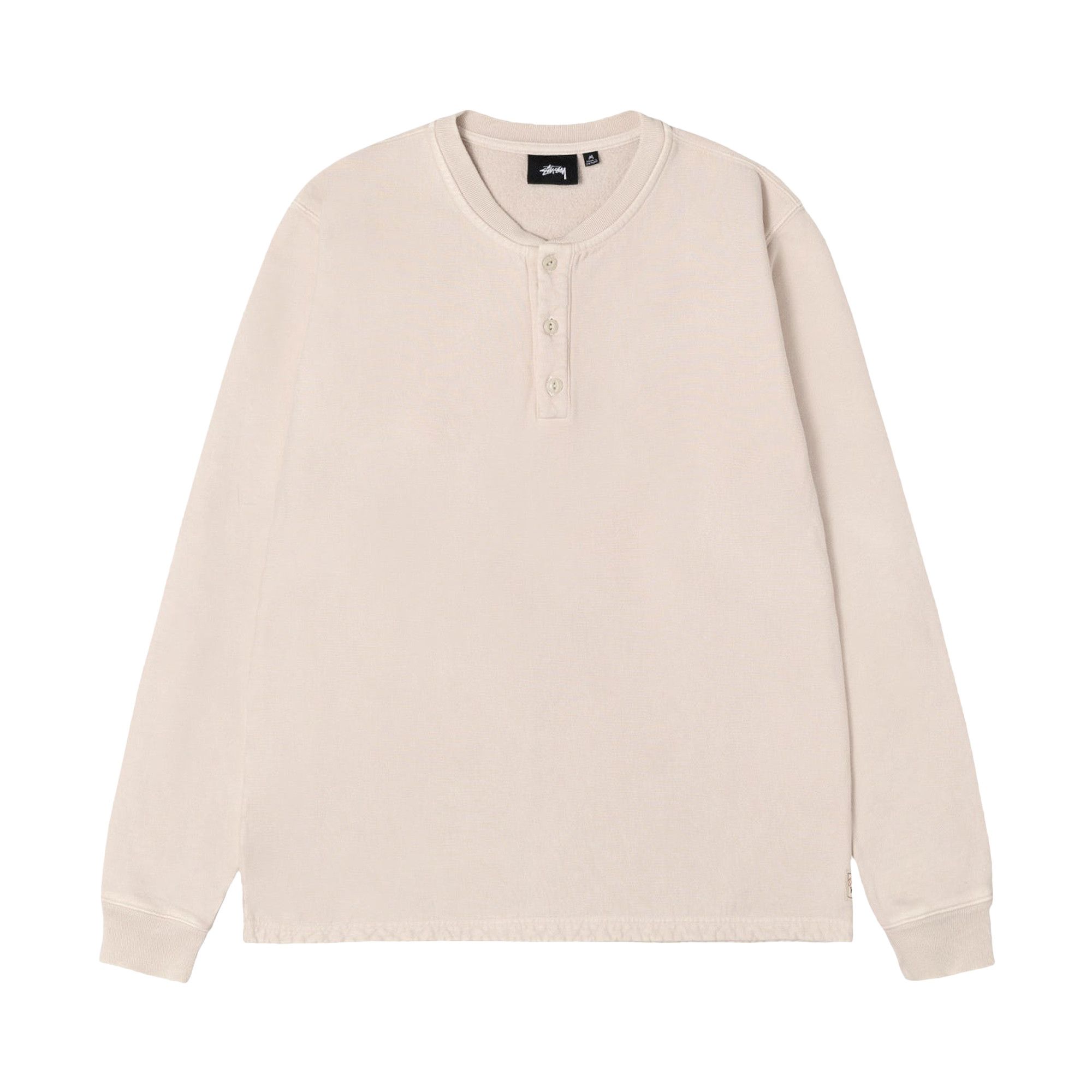 【待望★】 'Natural' Fleece Henley Hem Open Stussy Buy - GOAT | NATU 118522 トップス