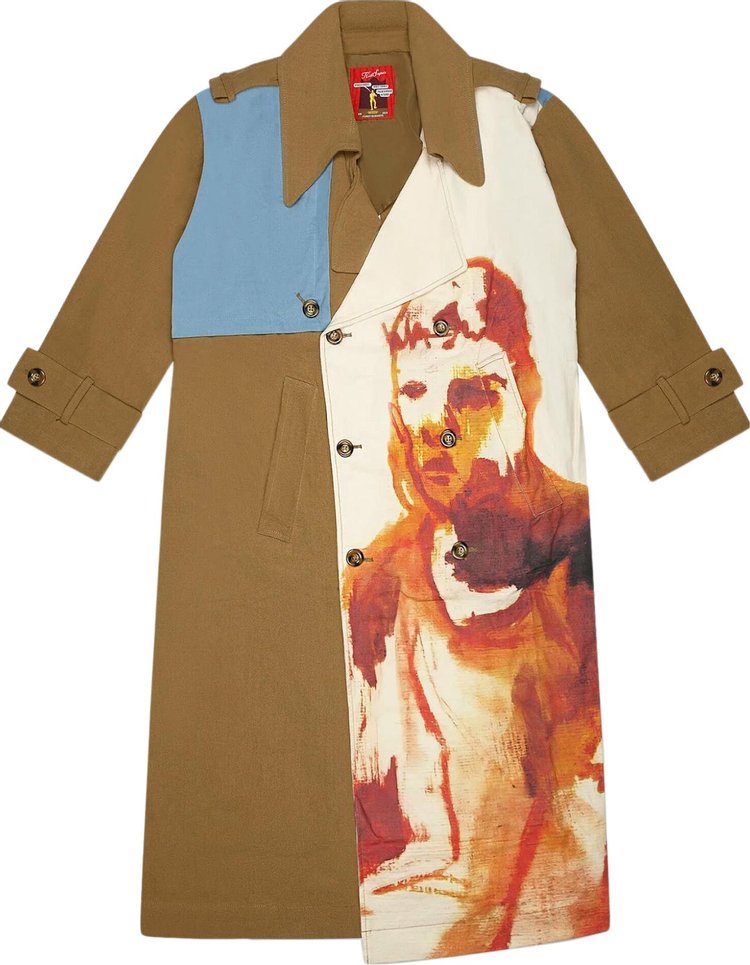 KidSuper Painted Trench Coat