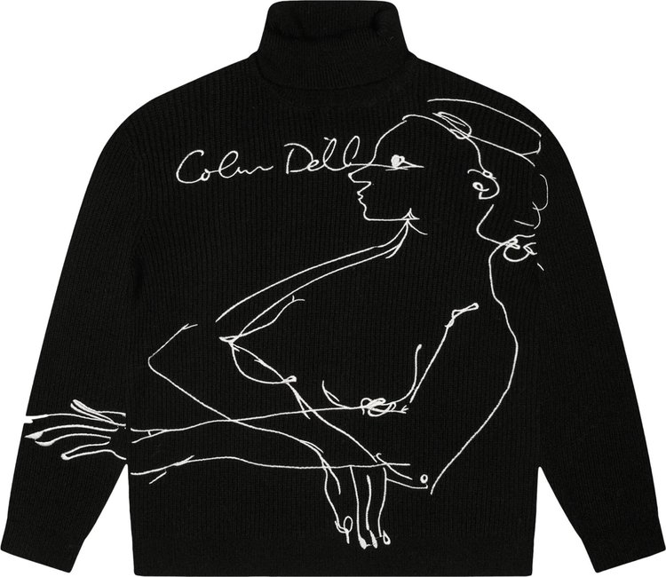 KidSuper Embroidered Doodle Sweater 'Black'