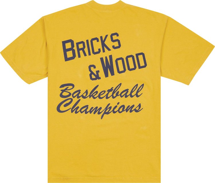 Bricks  Wood Varsity Tee Gold