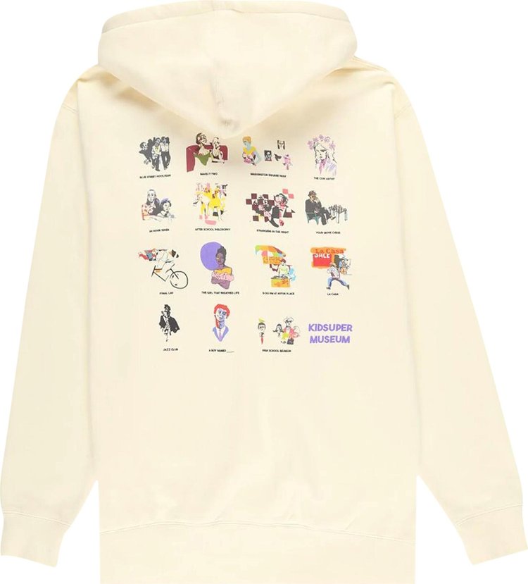 KidSuper Museum Hoodie Cream