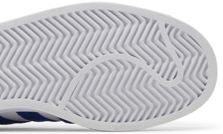 Adidas Superstar J White Royal Blue