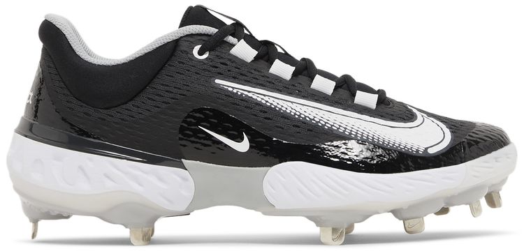 Nike Alpha Huarache Elite 4 Low Black Dark Smoke Grey