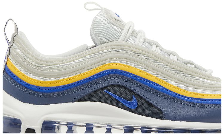Buy Nike Air Max 97 GS 'White Blue Laser Orange' 921522 115 GOAT