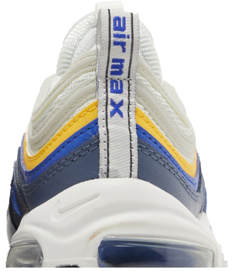Nike Air Max 97 GS White Blue Laser Orange