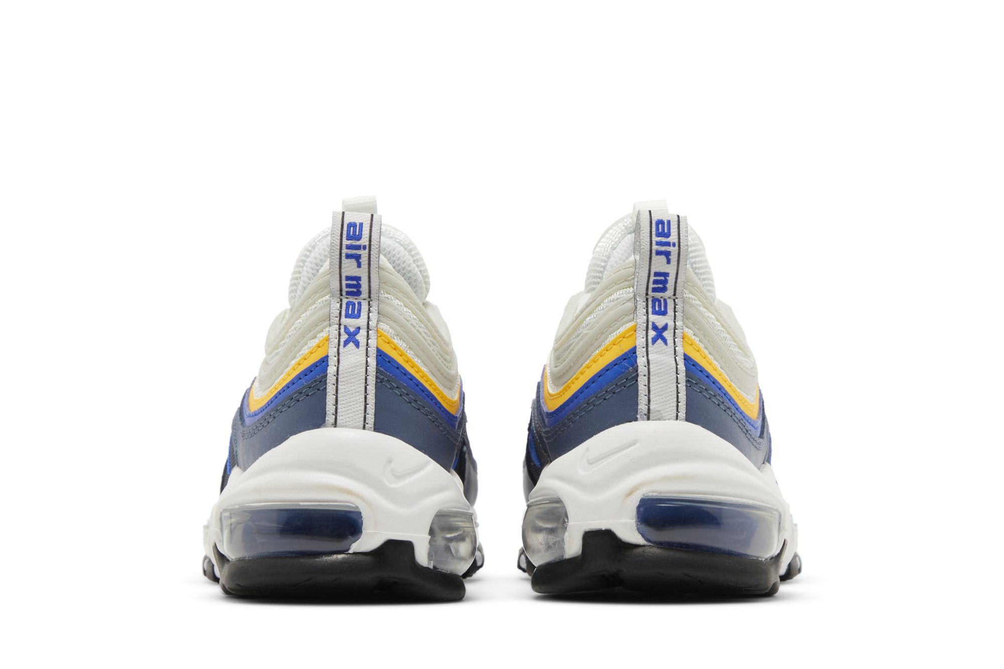 Buy Nike Air Max 97 GS 'White Blue Laser Orange' - 921522
