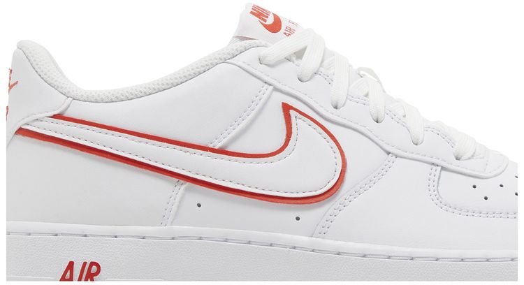 Nike Air Force 1 GS White Picante Red