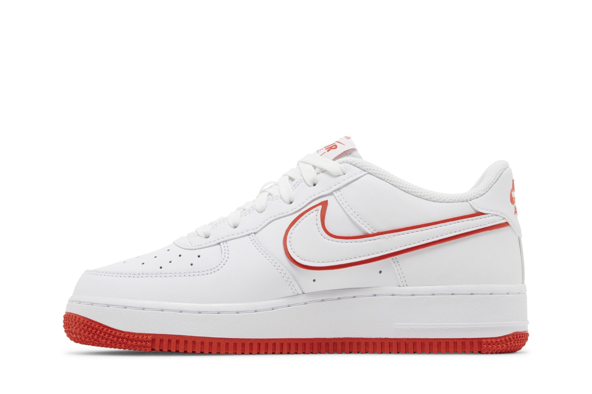 Buy Nike Air Force 1 GS 'White Picante Red' - DV7762 101 | GOAT