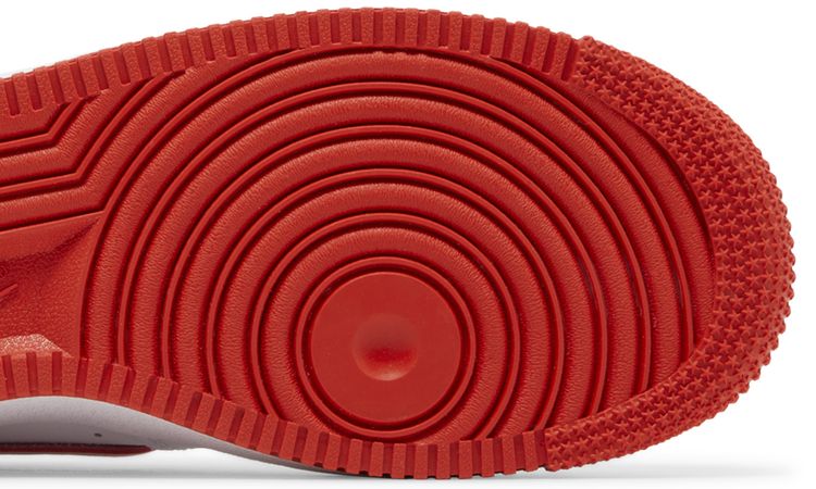 Nike Air Force 1 GS White Picante Red