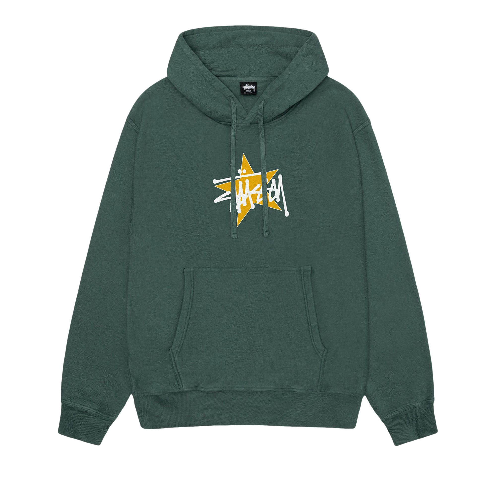 Stussy star sale hoodie