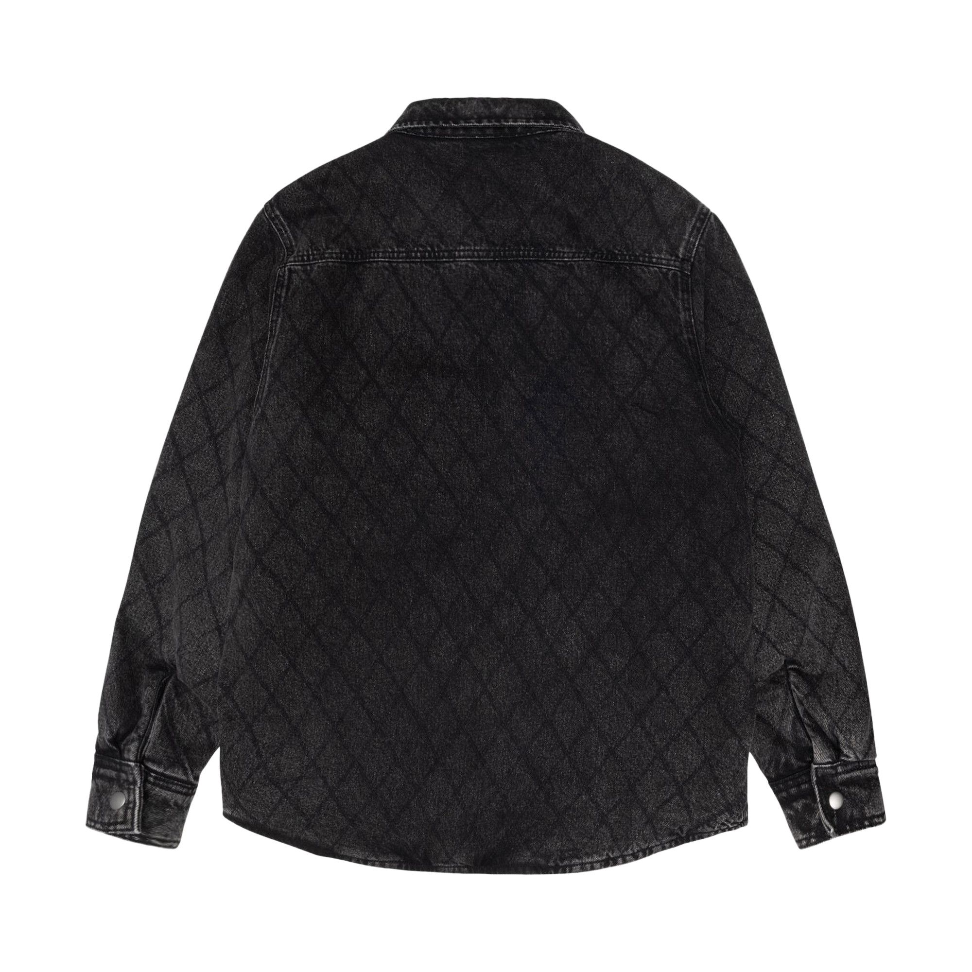 お歳暮・冬ギフト特集 - おとなの週末お取り寄せ倶楽部 Buy Stussy GOAT | BLAC 1110305 - 'Black' Shirt Denim Quilted ジャケット・アウター