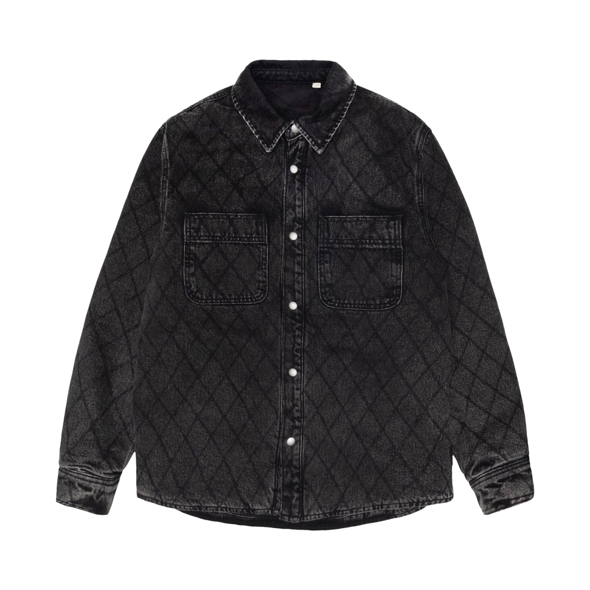 魅力的な Buy Stussy GOAT | BLAC 1110305 - 'Black' Shirt Denim Quilted ジャケット・アウター