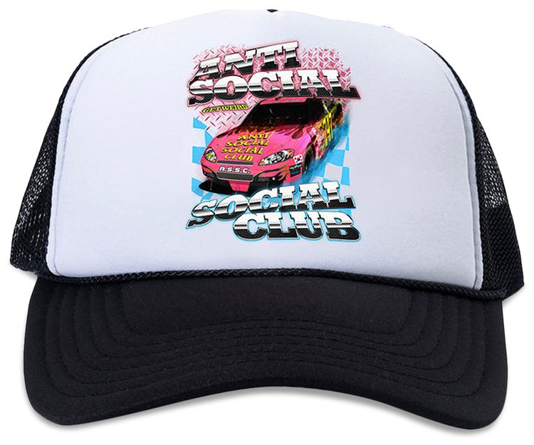 Anti Social Social Club Speechless Trucker Hat BlackWhite