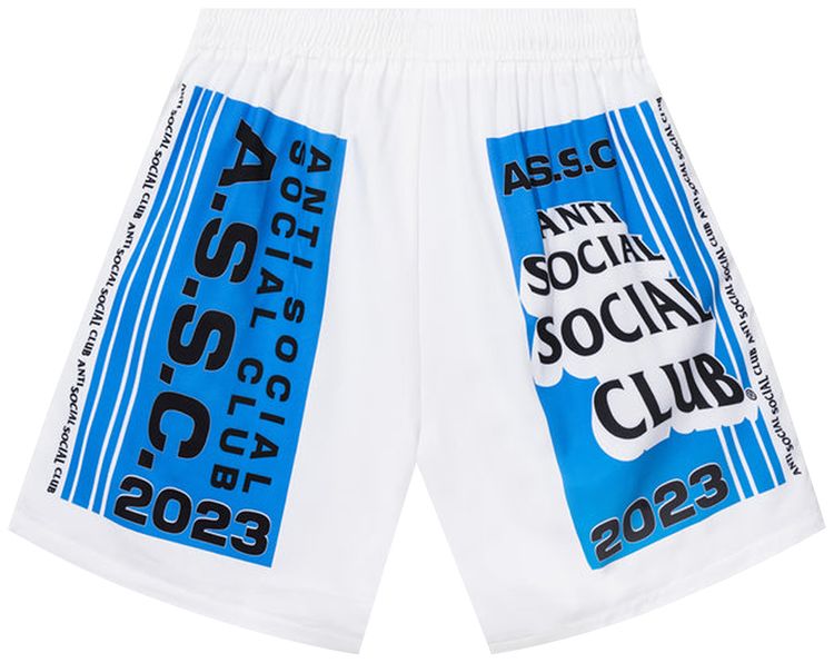 Anti Social Social Club Pack Your Things Short WhiteBlue